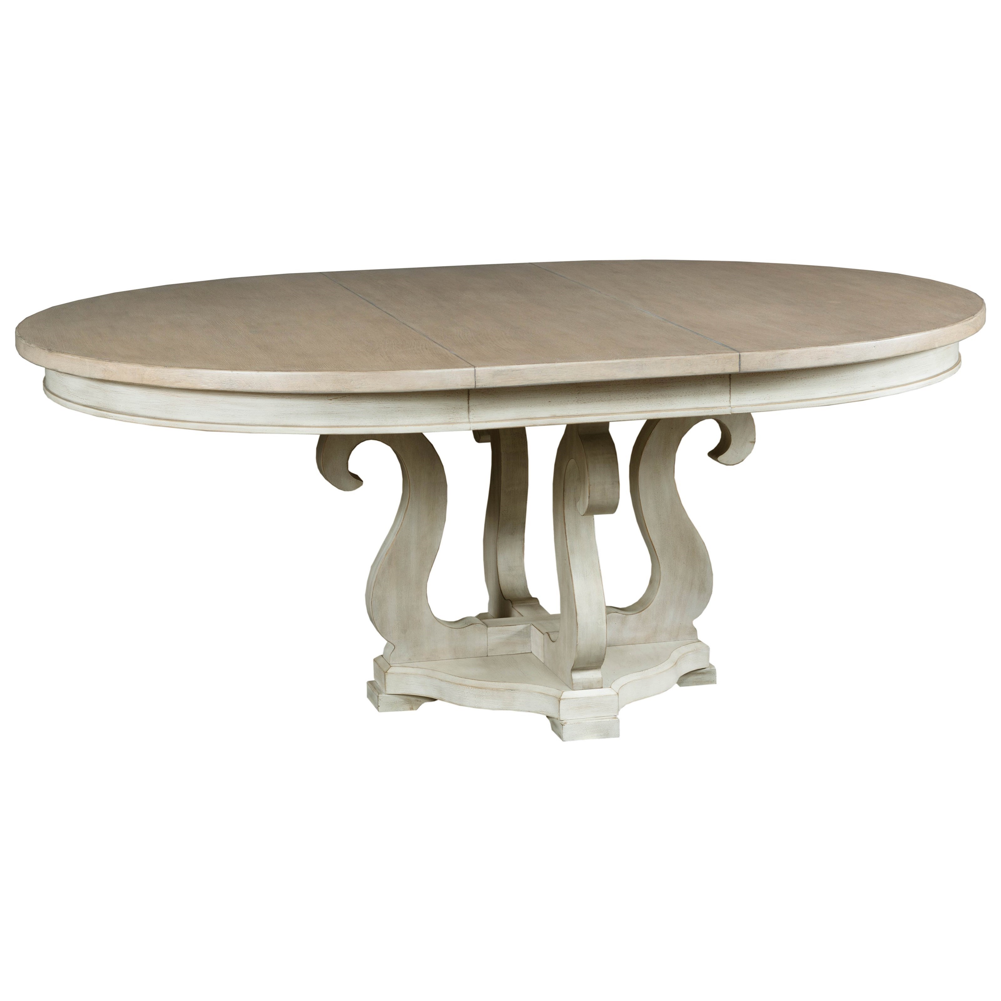American Drew Litchfield 750 750701R Sussex Round Dining Table with 20